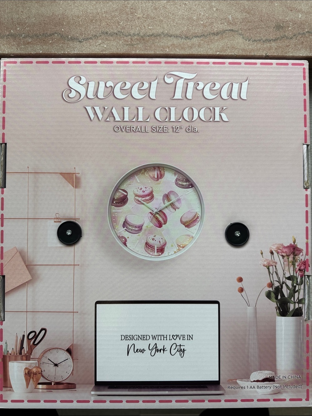 🆕🍦🕚Sweet Treat Ice Cream Wall Clock – 12” - Picture 2 of 2